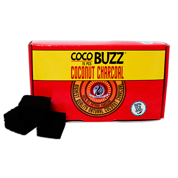 CocoBuzz Coconut Charcoal 15pc (Wholesale)