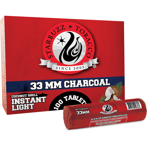 Starbuzz Premium Coconut Instant Light Charcoal 33mm (Wholesale)