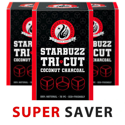 Starbuzz Tri Cut Coconut Charcoal Super Saver